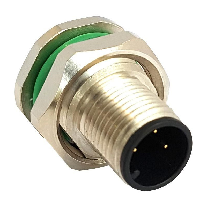 Bulgin Limited (PXMBNI12RPM05APCM16) Sensor Connector, M12, Male