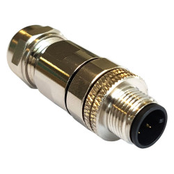 Bulgin Limited (PXMBNI12FIM04ASCPG9) Sensor Connector, M12, Male