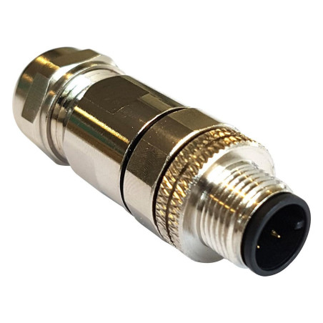 Bulgin Limited (PXMBNI12FIM05BSCPG9) Sensor Connector, M12, Male