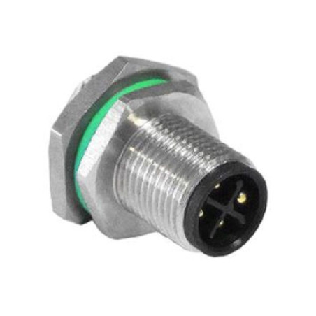 Bulgin Limited (PXMBNI12RPM04SFLM16002) Sensor Connector, M12, Male