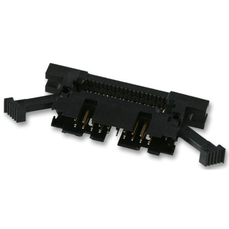 TE Connectivity (2-111506-4) IDC Connector, Latched, IDC Plug, Male, 2.54mm