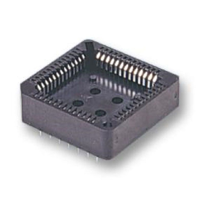 3M (8484-11B1-RK-TP) IC & Component Socket, 84 Contacts, PLCC Socket