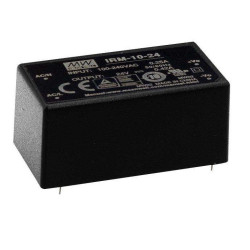 Mean Well, AC/DC PCB Mount Power Supply (PSU),ITE,1 Output,10W,5V, IRM-10-5