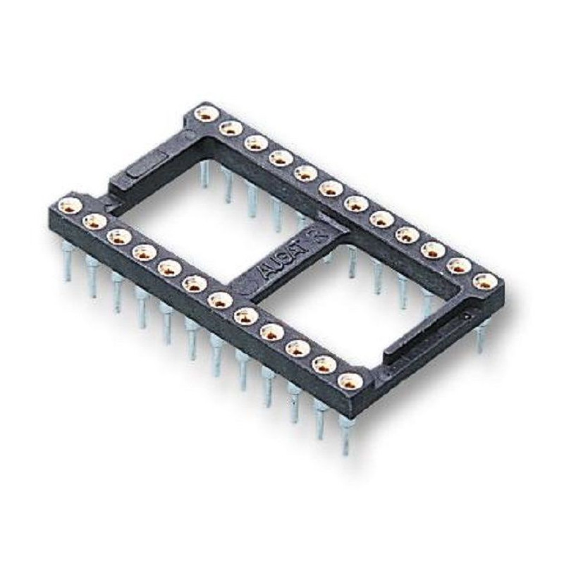 Multicomp Pro (2227MC-24-03-F1) IC & Component Socket, 24 Contacts