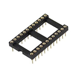 Multicomp Pro (2227MC-24-03-06-F1) IC & Component Socket, 24 Contacts