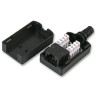 Tuk (SILBK) In-Line Adapter, RJ45, RJ45, Adaptor, In-Line, Jack, 8 Ways