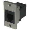 Tuk (KCK66PM) Panel Mount RJ11/RJ12 Keystone Coupler