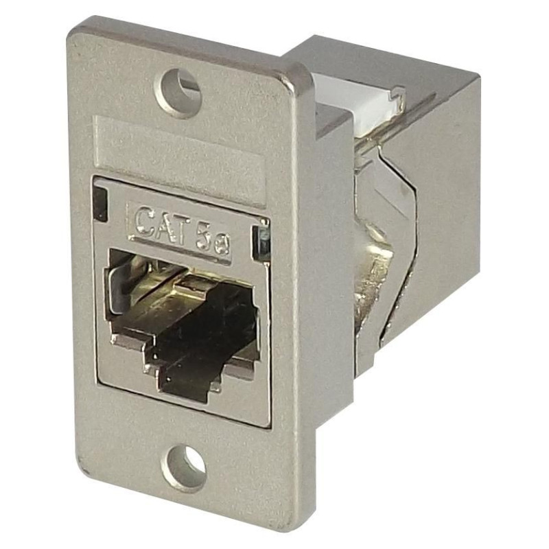 Tuk (FACK2SPM) Cat5e RJ45 Shielded Panel Mount Coupler