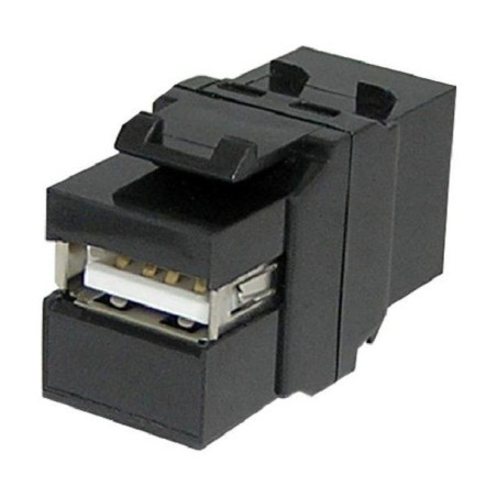 Tuk (KCUABBK) In-Line Adapter, Keystone Coupler, USB 2.0 A, USB 2.0 B