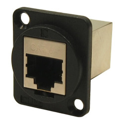 Cliff Electronic Components (CP30225S) In-Line Adapter, Cat6a, RJ45, RJ45