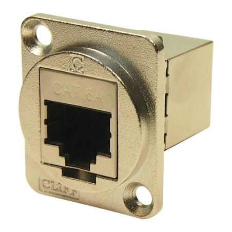 Cliff Electronic Components (CP30225SM) In-Line Adapter, Cat6a, RJ45, RJ45