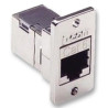 L-Com (ECF504-SC6) In-Line Adapter, Cat6, Shielded, RJ45, RJ45