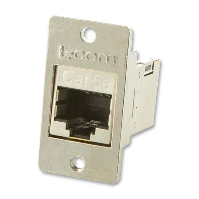 L-Com (ECF504-SC5E) In-Line Adapter, RJ45, RJ45, Adaptor