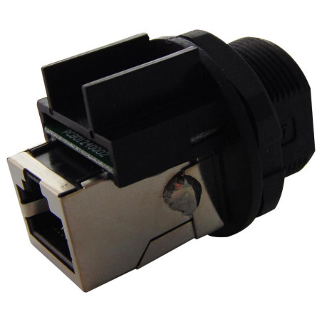 L-Com (WPRJ-FTCAT5E) In-Line Adapter, IP67, RJ45, RJ45