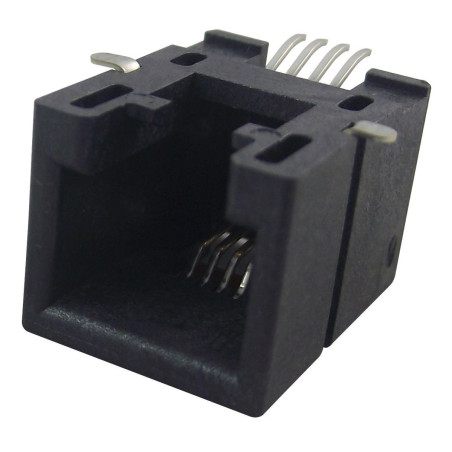 Molex (85502-5006) Modular Connector, Modular Jack, 1 x 1 (Port), 6P4C