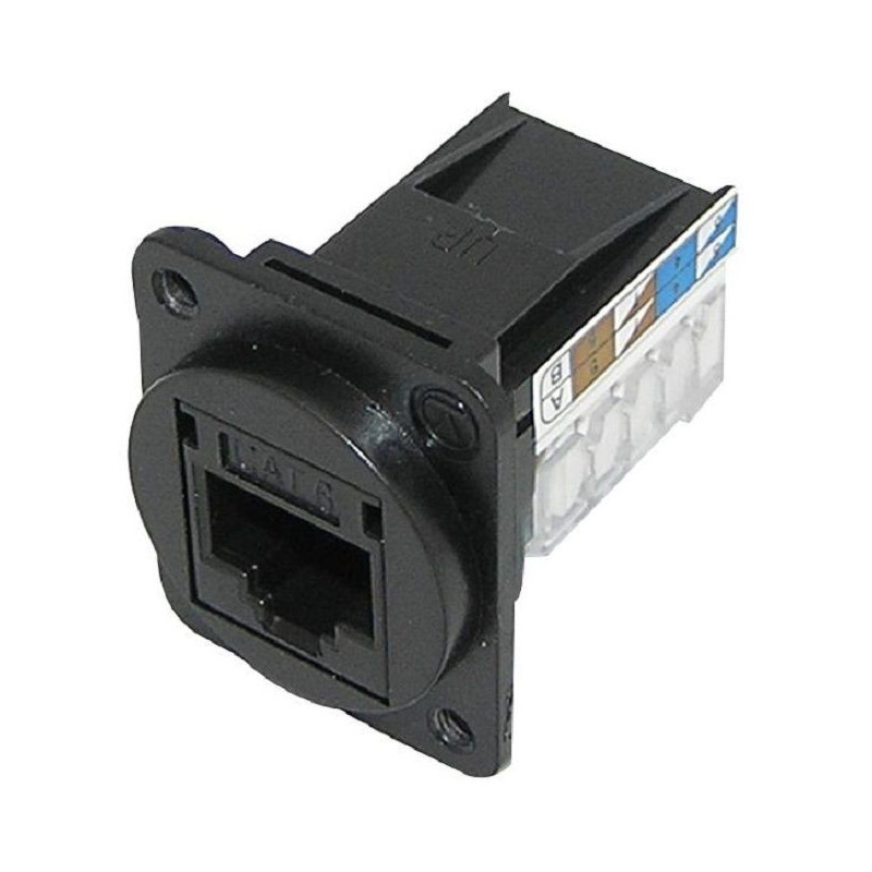 Tuk (SKMCBKDPM) Modular Connector, RJ45 Jack, 1 x 1 (Port), 8P8C, Cat6