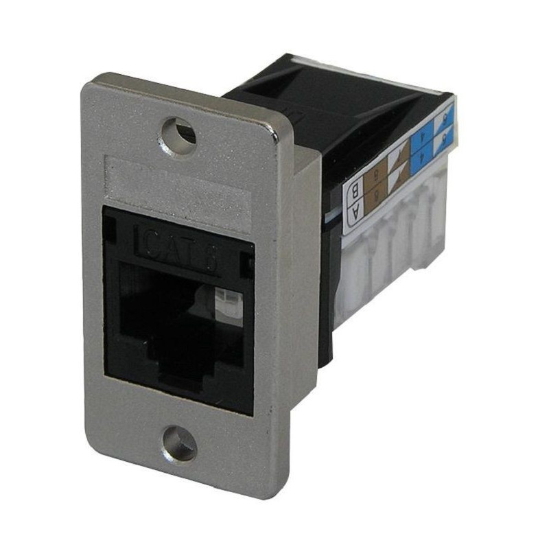 Tuk (SKMCBKPM) Modular Connector, RJ45 Jack, 1 x 1 (Port), 8P8C, Cat6