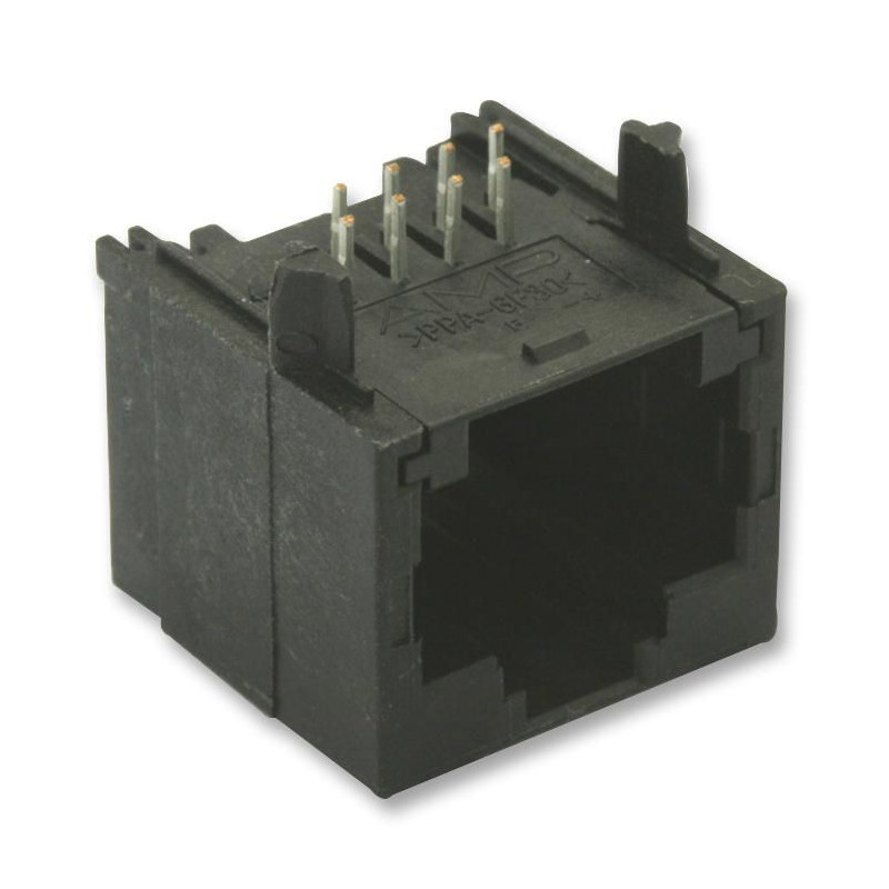 TE Connectivity (1-406525-1) Modular Connector, RJ45 Jack, 1 x 1 (Port)