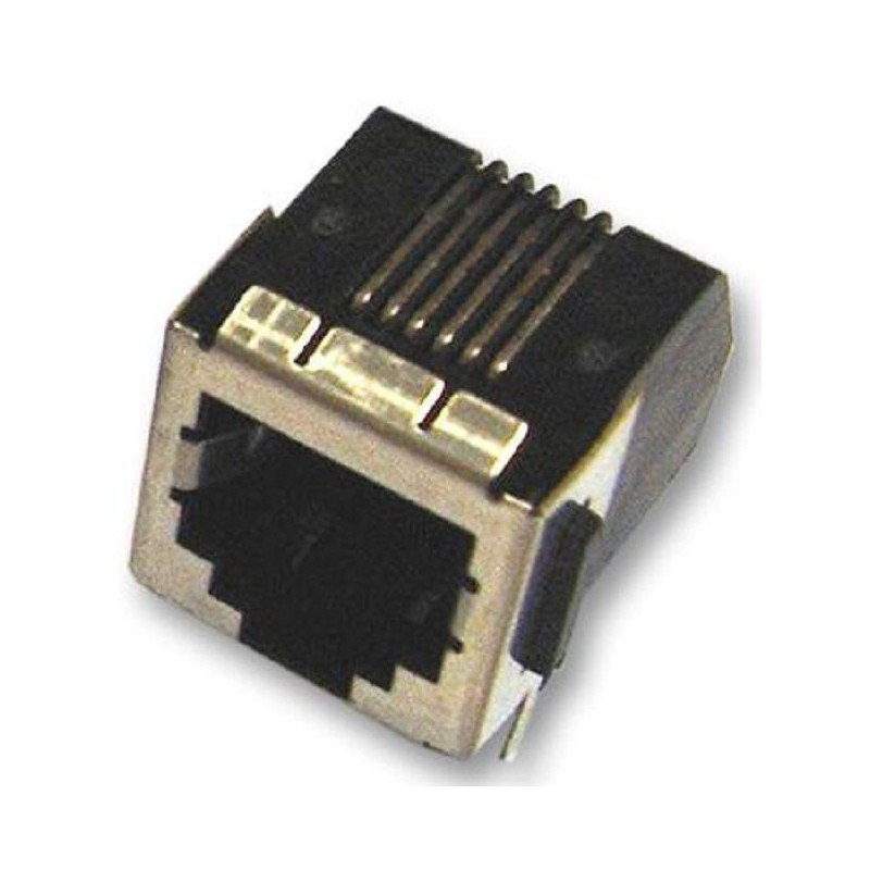 TE Connectivity (106066-2) Modular Connector, RJ45 Jack, 1 x 1 (Port)