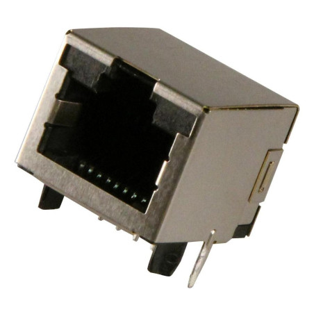 TE Connectivity (1-406541-5) Modular Connector, RJ45 Jack, 1 x 1 (Port)