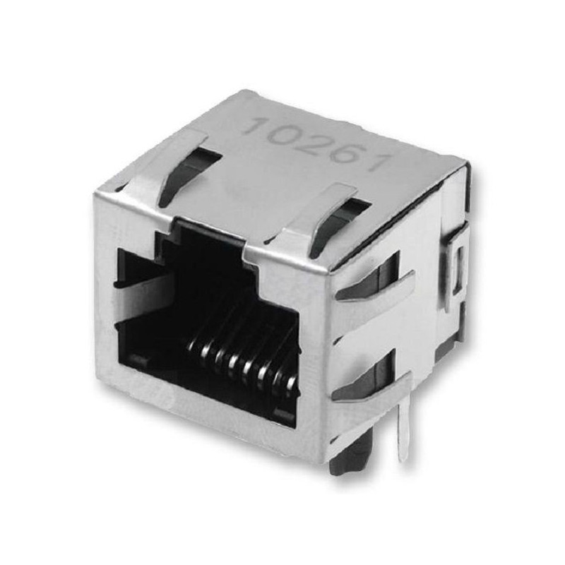 TE Connectivity (1-406541-1) Modular Connector, RJ45 Jack, 1 x 1 (Port)