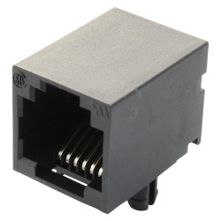 Amphenol (RJE01-660-01) Modular Connector, RJ11 Jack, 1 x 1 (Port), 6P6C