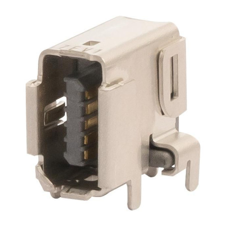 Hirose (IX61G-B-10P) Modular Connector, Modular Jack, 1 x 1 (Port), 10P10C