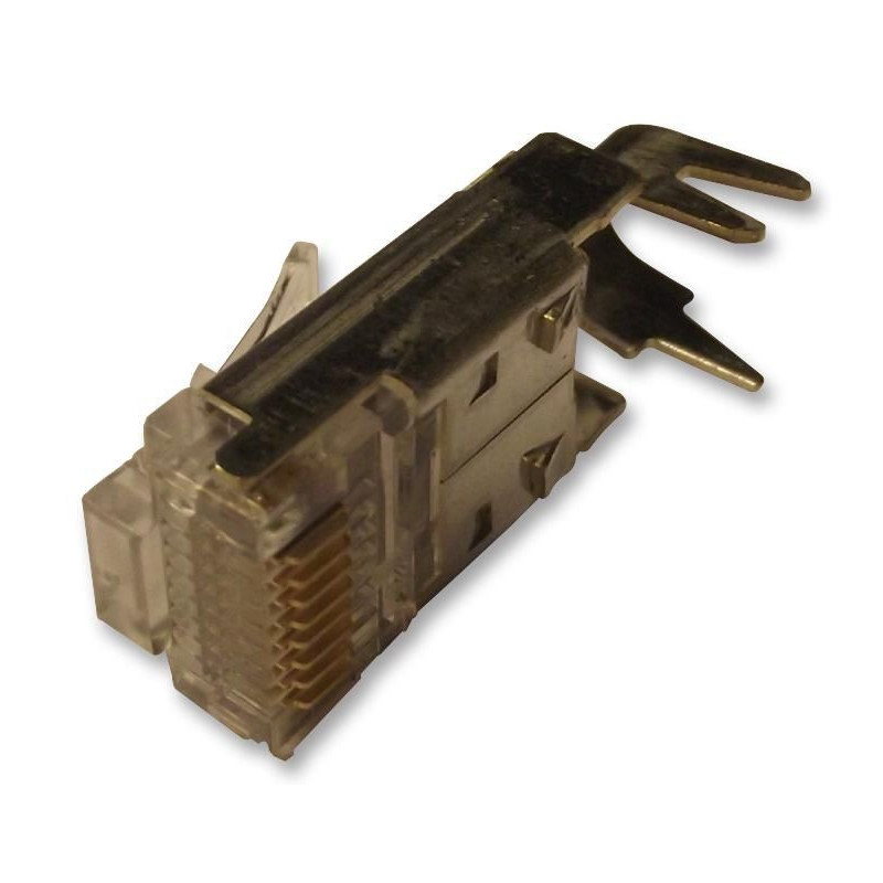 Hirose (TM21P-88P(21)) Modular Connector, RJ45 Plug, 1 x 1 (Port)