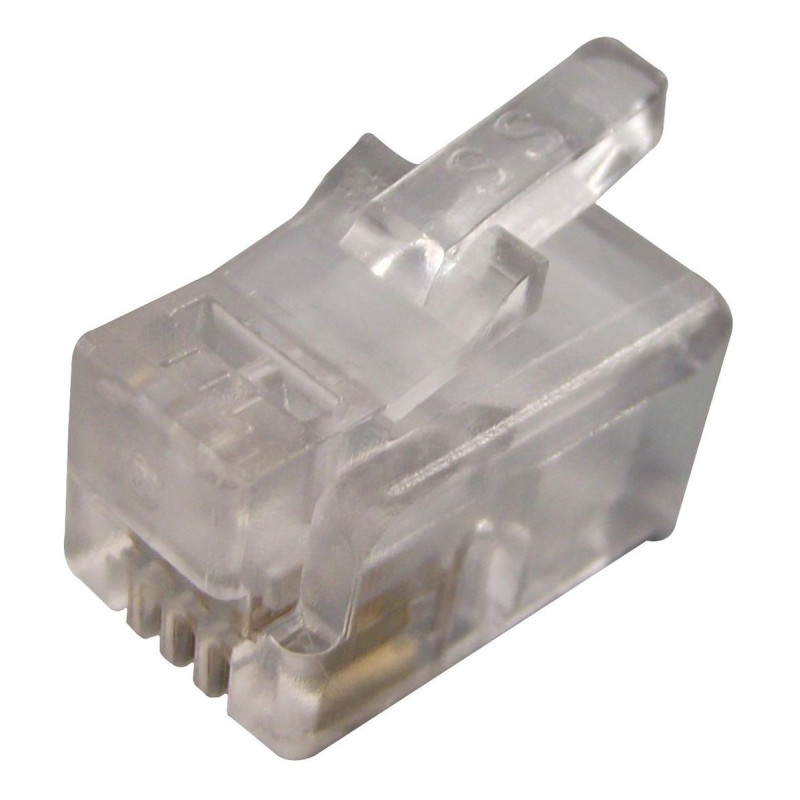 Stewart Connector (937-SP-3044) Modular Connector, RJ11 Plug, 1 x 1 (Port)