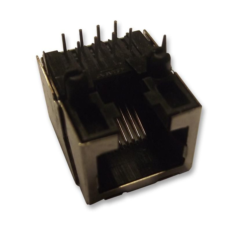 TE Connectivity (3-5338556-1) Modular Connector, RJ45 Jack, 1 x 1 (Port)