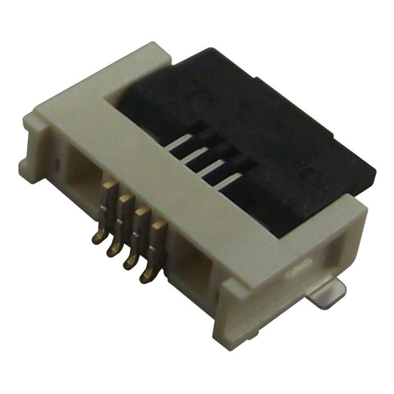 Molex (505110-0492) FFC / FPC Board Connector, ZIF, 0.5 mm, 4 Contacts