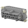 TE Connectivity (T2040162201-000) Heavy Duty Connector Insert, 16 Contacts