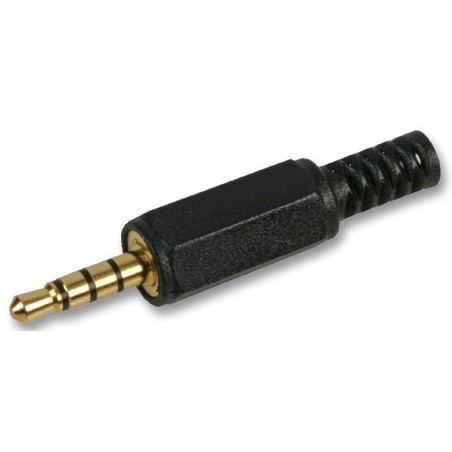 Pro Signal (PSG01696) Phone Audio Connector, 4 Contacts, Plug, 3.5 mm