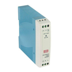 Mean Well, AC/DC DIN Rail Power Supply (PSU), ITE, 1 Output, 10W, MDR-10-12