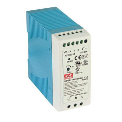 Mean Well, AC/DC DIN Rail Power Supply (PSU), ITE, 1 Output,30W,5V,MDR-40-5