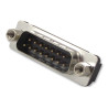 Amphenol (L717TSAH15POL2RM8) D Sub Connector, Plug, TS, 15 Contacts