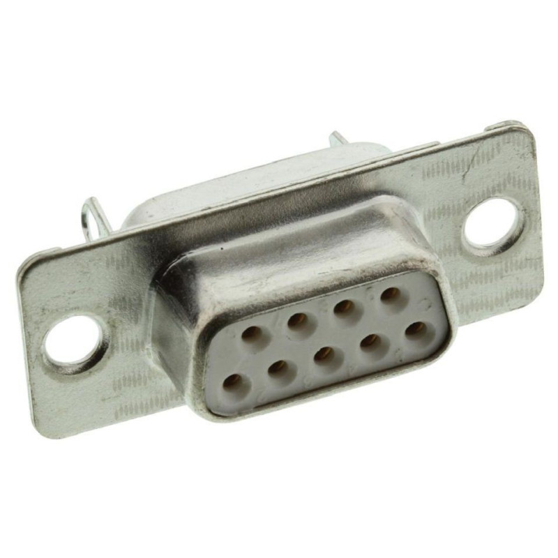 Amphenol (DE09S064HTLF) D Sub Connector, DB9, Standard, Receptacle