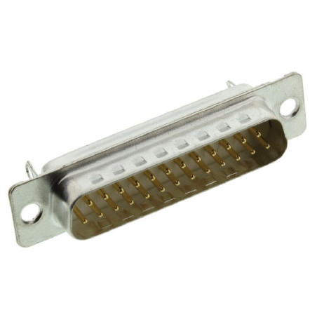 Amphenol (DB25P064HTXLF) D Sub Connector, Standard, Plug, 25 Contacts