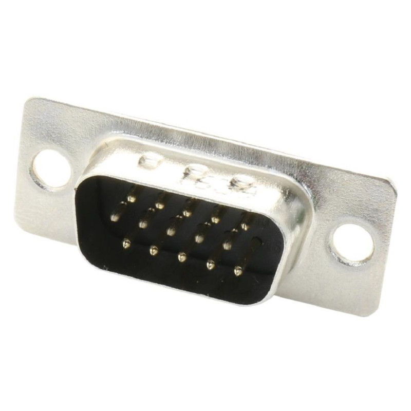 Amphenol (10090769-P154ALF) D Sub Connector, 15 Contacts, DE, Solder Cup