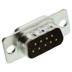 Amphenol (L717DE09P) D Sub Connector, DB9, Standard, Plug, 9 Contacts