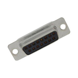 Amphenol (L77SDA15S) D Sub Connector, DB15, Standard, Receptacle