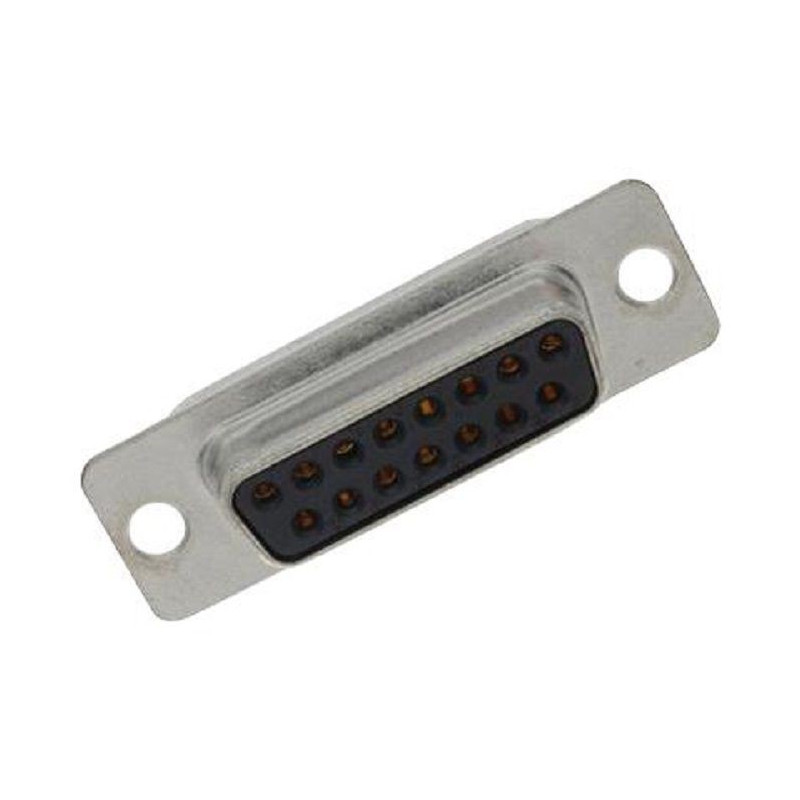 Amphenol (L77SDA15S) D Sub Connector, DB15, Standard, Receptacle