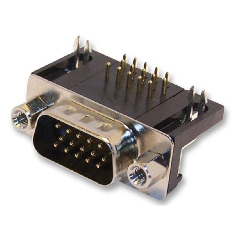 Multicomp (SPC15254) D Sub Connector, Standard, Plug, 15 Contacts