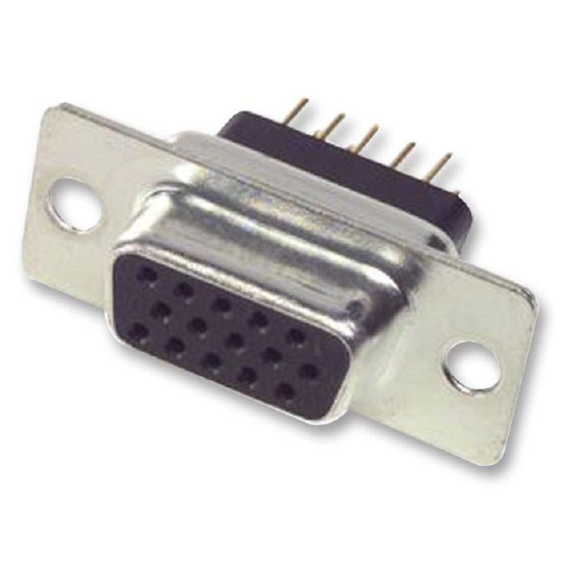 Multicomp (SPC15408) D Sub Connector, Receptacle, 15 Contacts