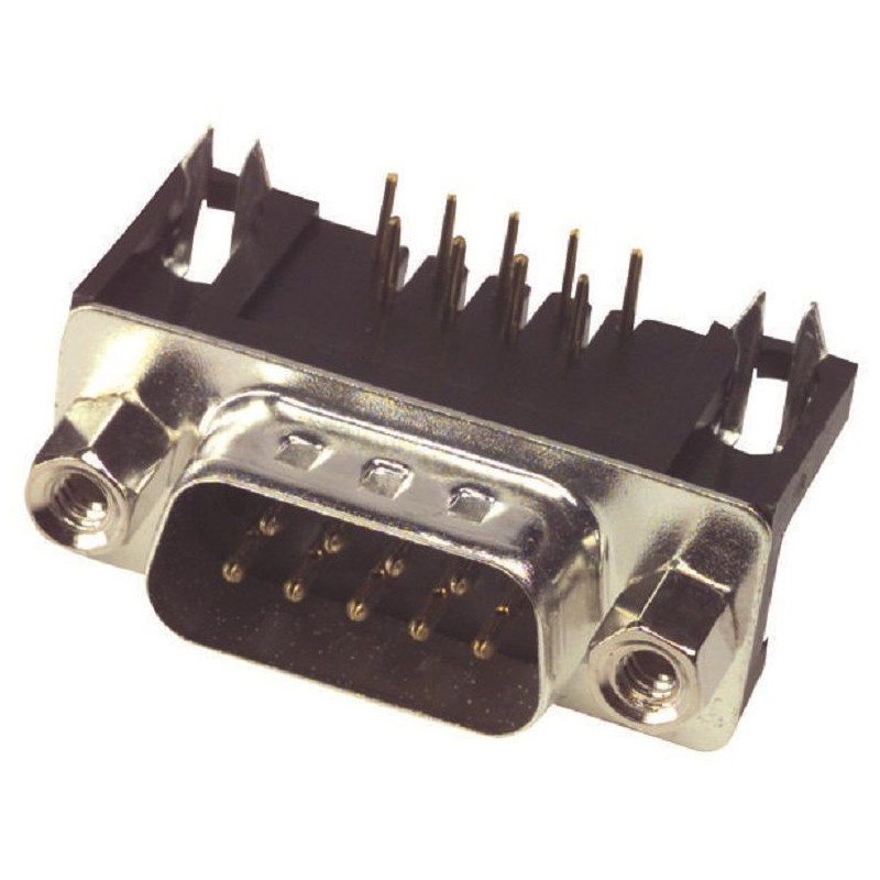 Multicomp (SPC15412) D Sub Connector, Plug, 9 Contacts, DE, Solder