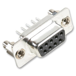 TE Connectivity (2301838-1) D Sub Connector, DB9, Standard, Receptacle