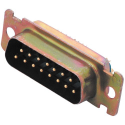 Cinch Connectivity (DA15P) D Sub Connector, DB15, Standard, Plug