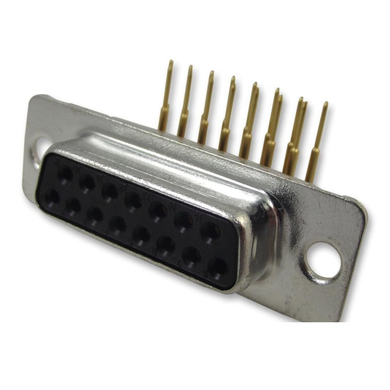 Amphenol (L77DFA15S1AON) D Sub Connector, DB15, Standard, Receptacle