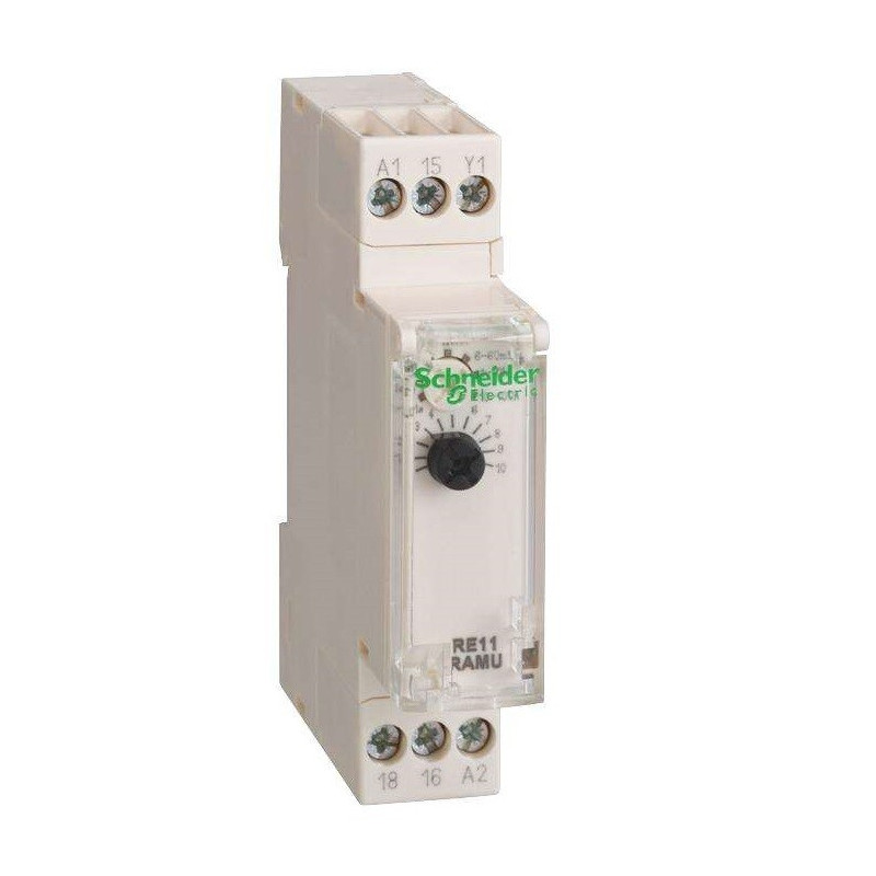 Schnieder (RE17LAMW) Time Delay Relay  1 s  100 h  SPDT  0.7 A