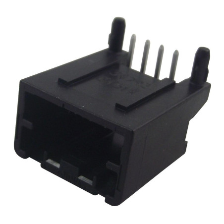 Molex (34793-0040) Automotive Connector, Right Angle, Black, 4 Contacts